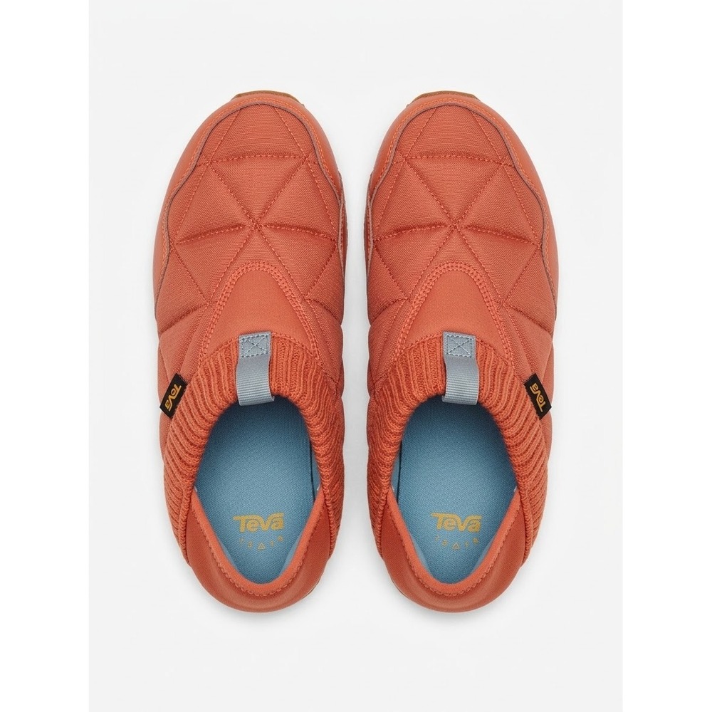 Teva ReEmber Quilted Slip On Sneakers Burnt Orange Canyon Slipper Shoes 7.5